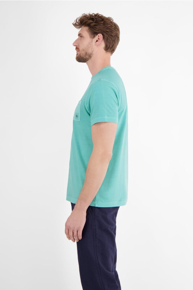 T SHIRT MET BORSTZAK 2543036 456 COASTAL BLUE